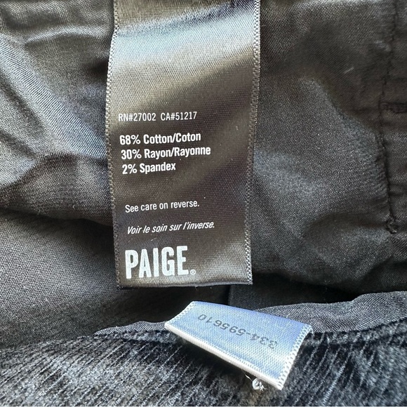 Paige ankle corduroy pants wide leg woman’s pants - Picture 8 of 9